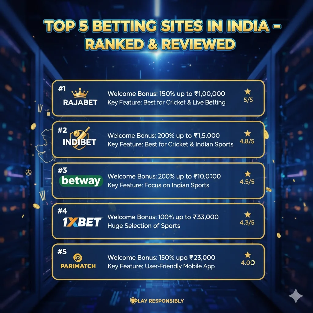 Top Betting Sites in India – Ranked and Reviewed