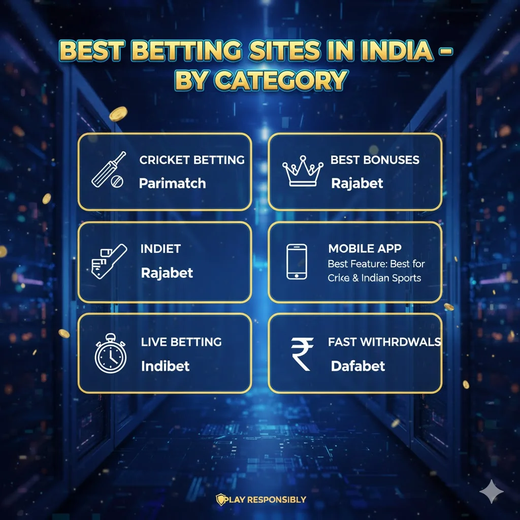 Betting Sites in India by Category