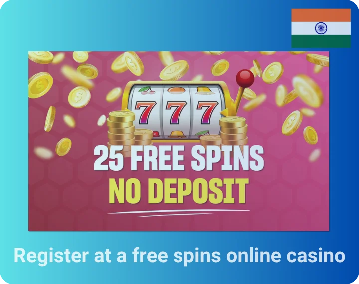 Register at a free spins online casino