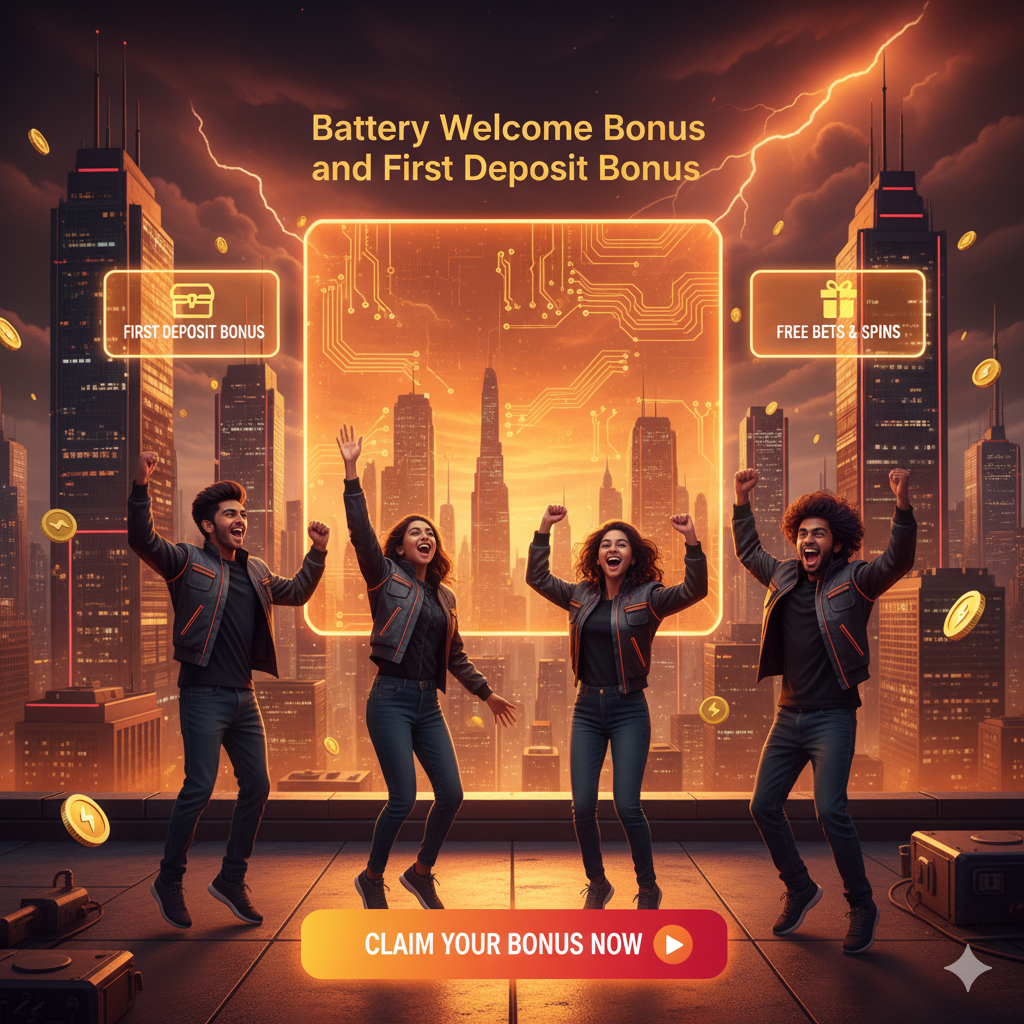 Battery Welcome Bonus and First Deposit Bonus