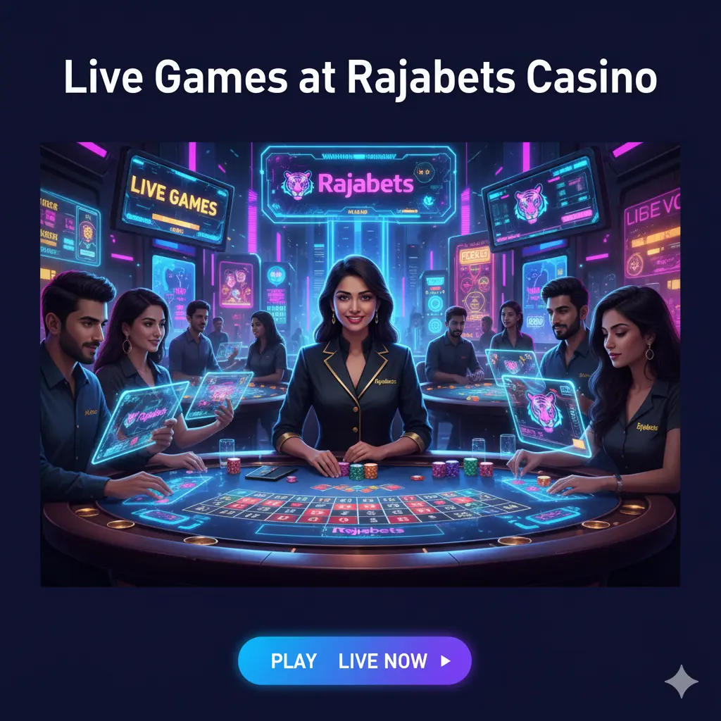 Live Games at Rajabets Casino