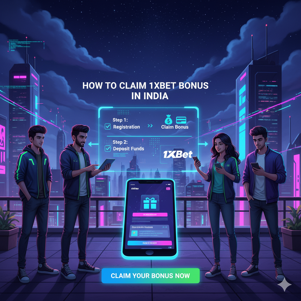 How to Claim 1xBet Bonus in India