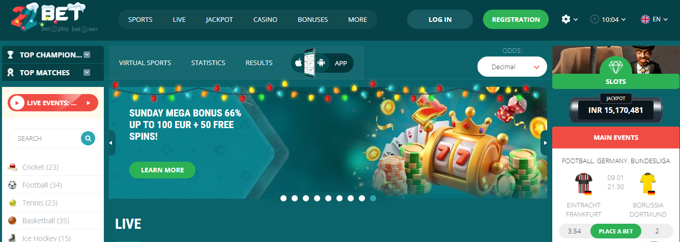What Makes 22Bet Casino Popular in India