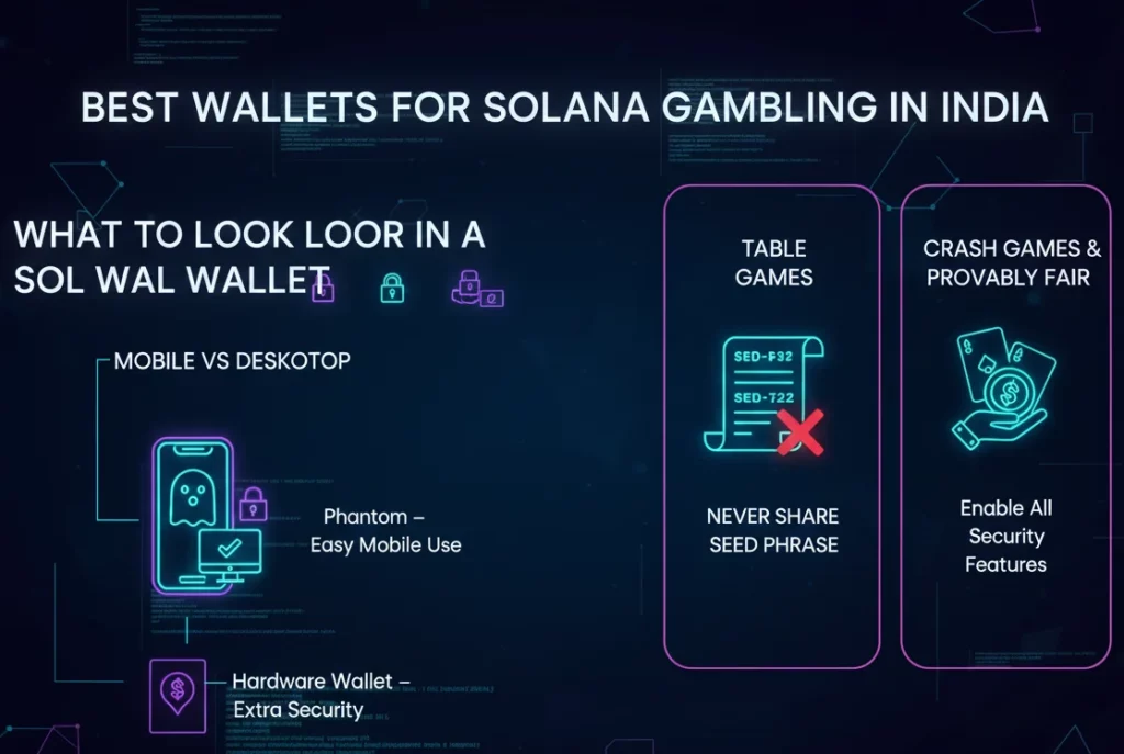 Best Wallets for Solana Gambling in India