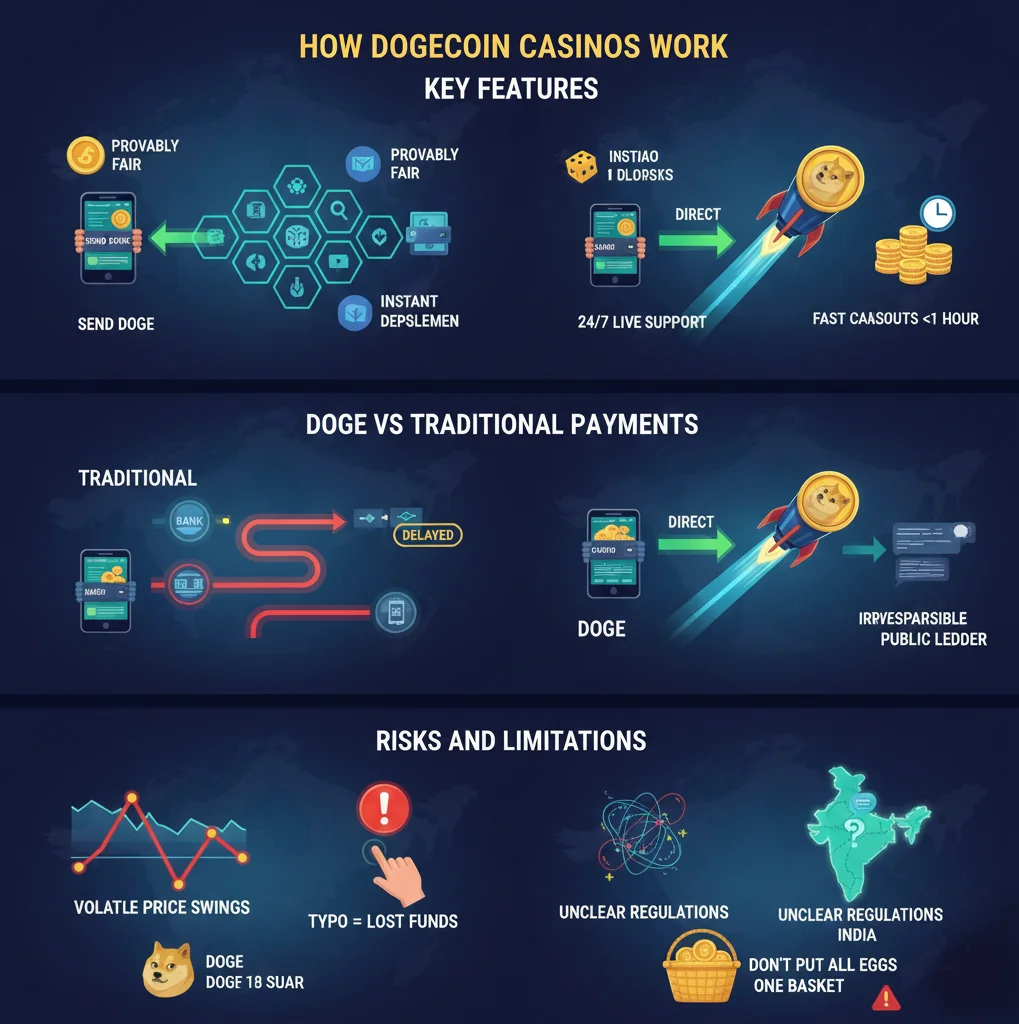 How Dogecoin Casinos Work