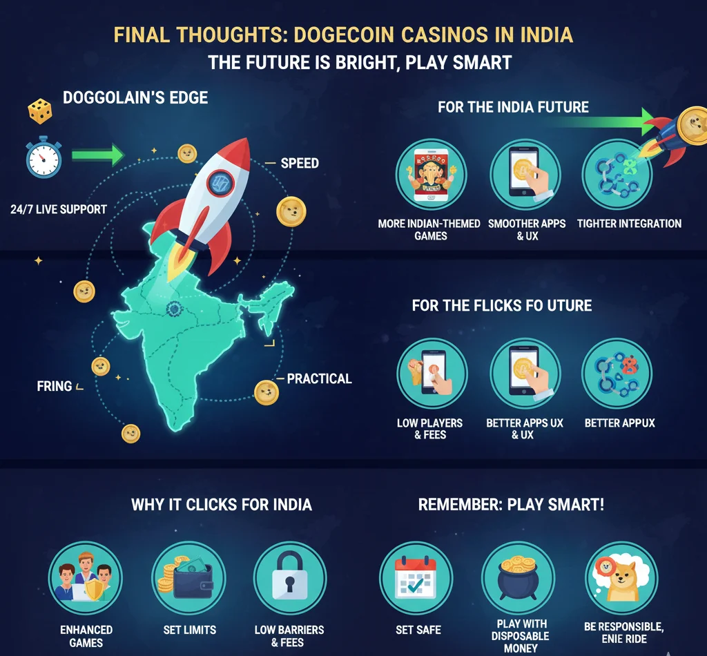 Final Thoughts on Dogecoin Casinos in India