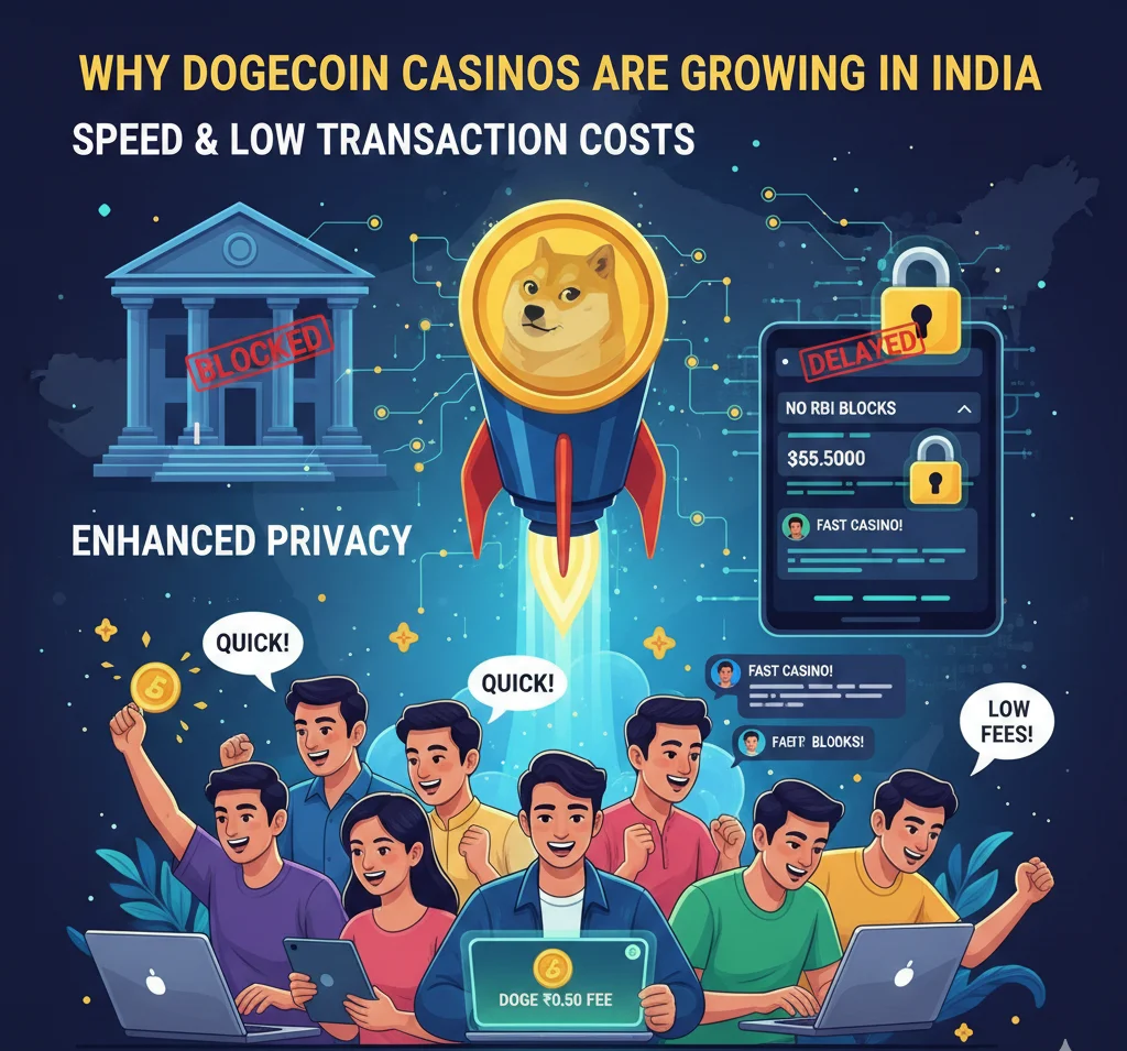 Why Dogecoin Casinos Are Growing in India