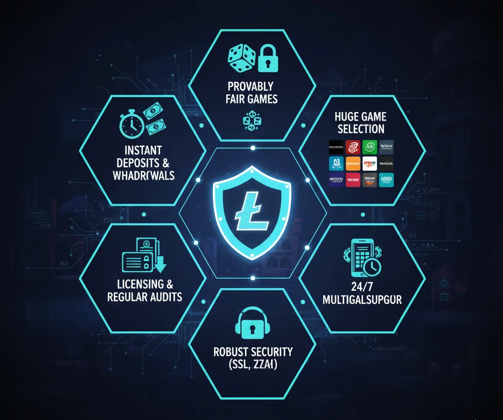 Top Features of Reliable Litecoin Casinos in India