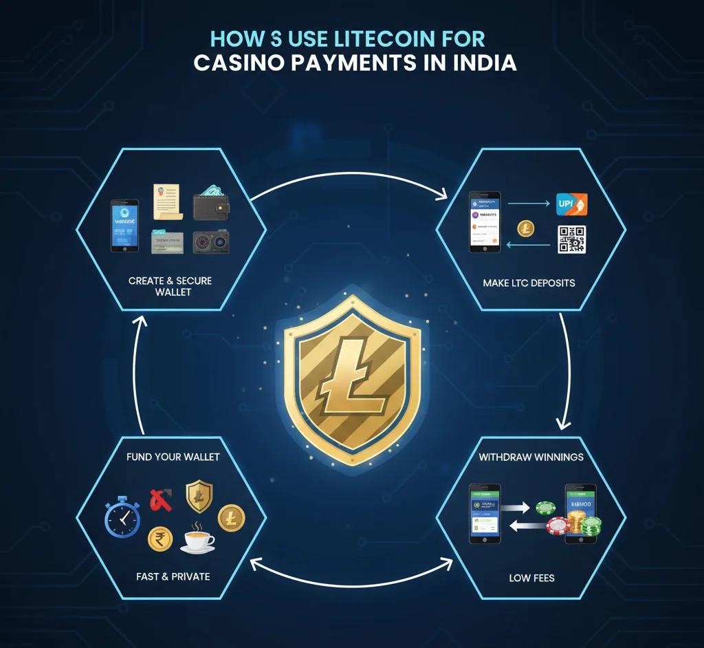 How to Use Litecoin for Casino Payments in India