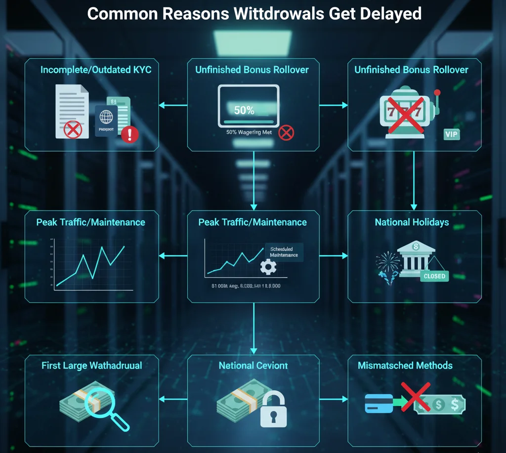 Common Reasons Withdrawals Get Delayed