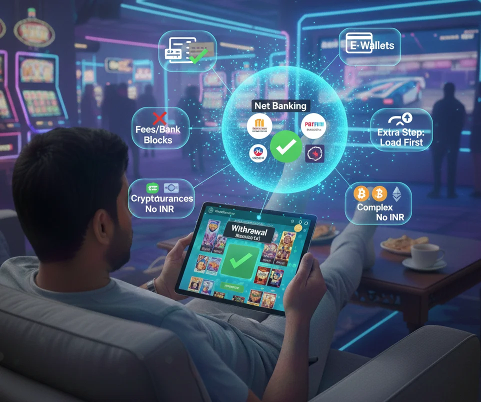 Net Banking vs Other Casino Payment Methods