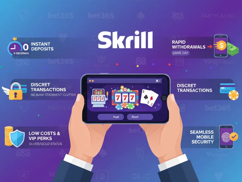 Benefits of Using Skrill at Online Casinos