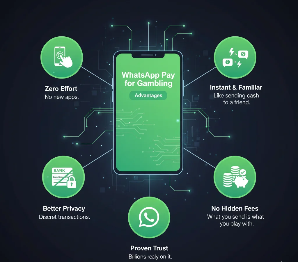Advantages of Using WhatsApp Pay for Gambling