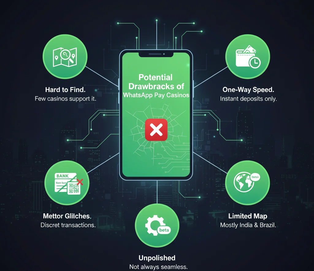 Potential Drawbacks of WhatsApp Pay Casinos