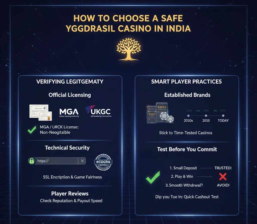 How to Choose a Safe Yggdrasil Casino in India