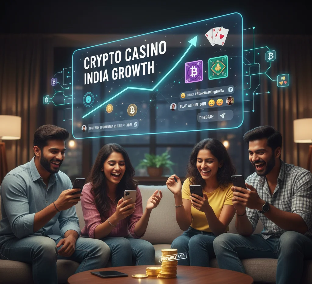 Why Bitcoin Gambling Is Growing in India