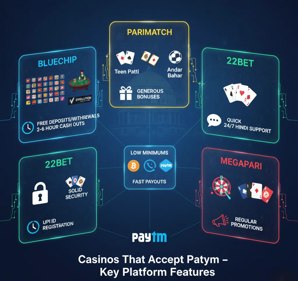 Casinos That Accept Paytm – Key Platform Features