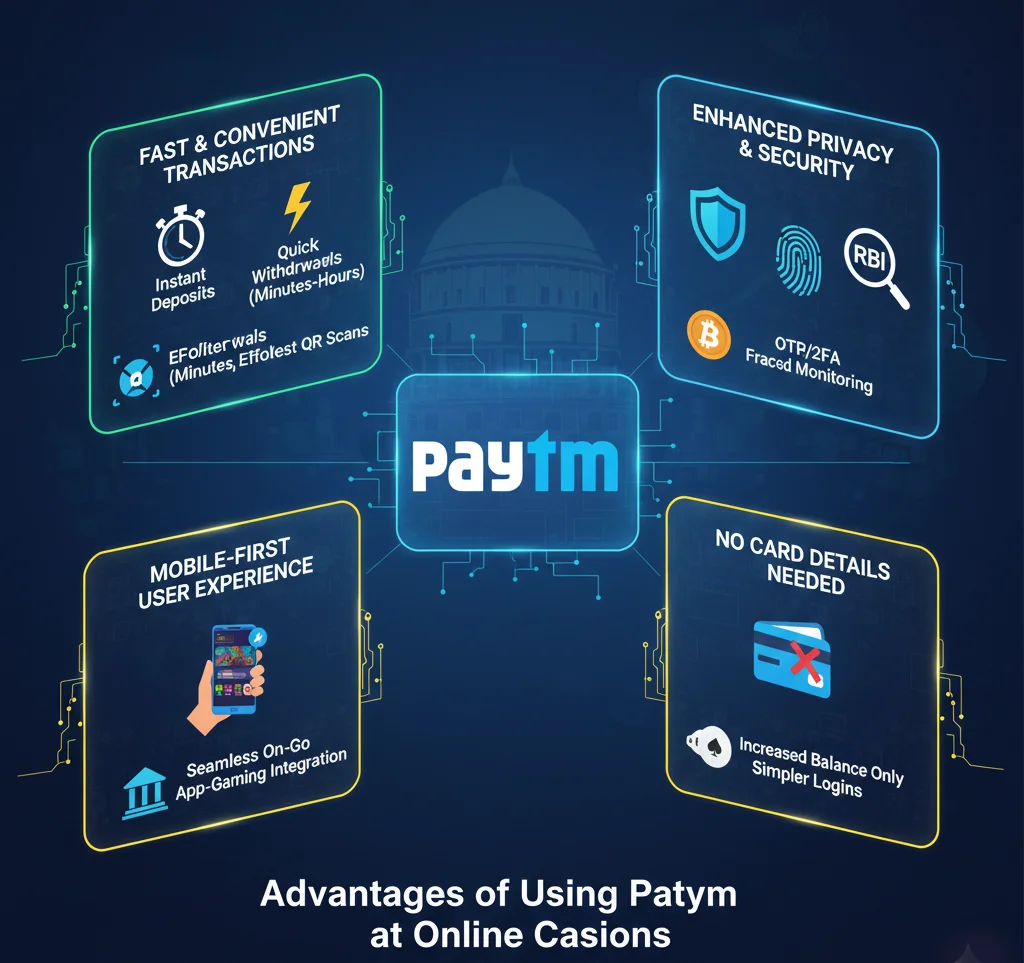 Advantages of Using Paytm at Online Casinos