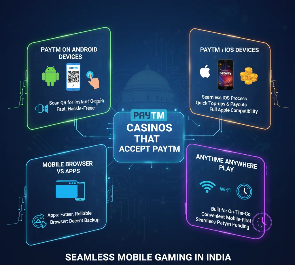 Mobile Casinos That Accept Paytm