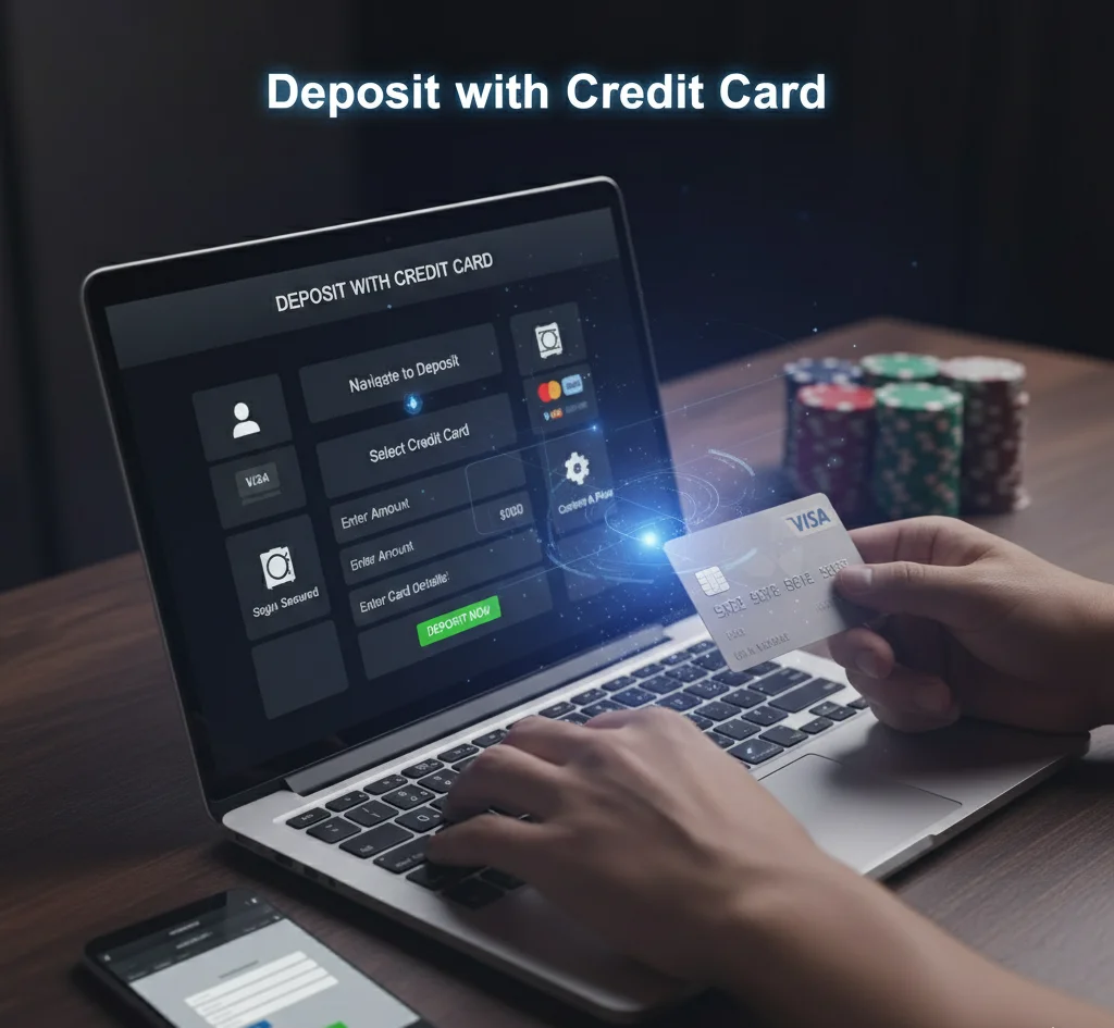 How to Make a Deposit Using a Credit Card