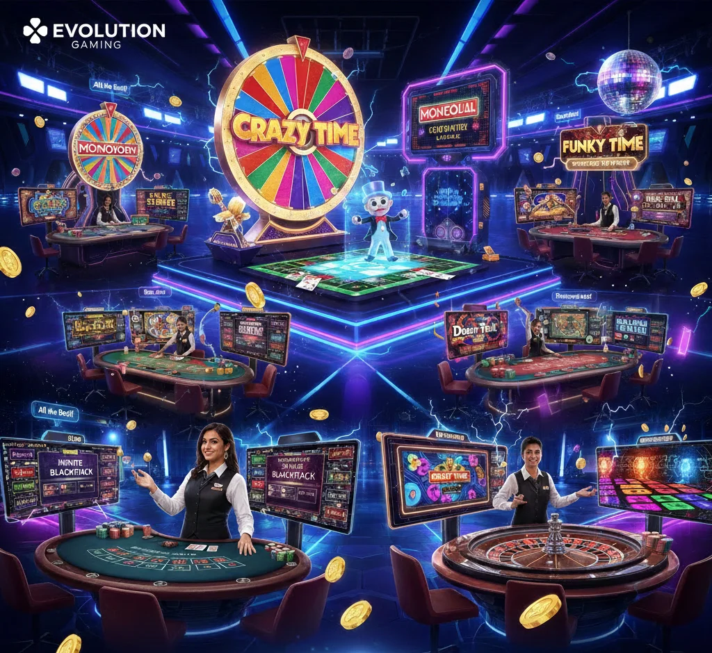 Evolution Gaming Live Casino Game Portfolio