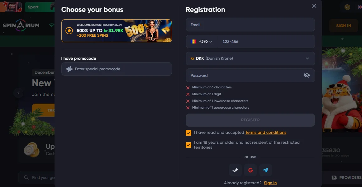 Account Registration