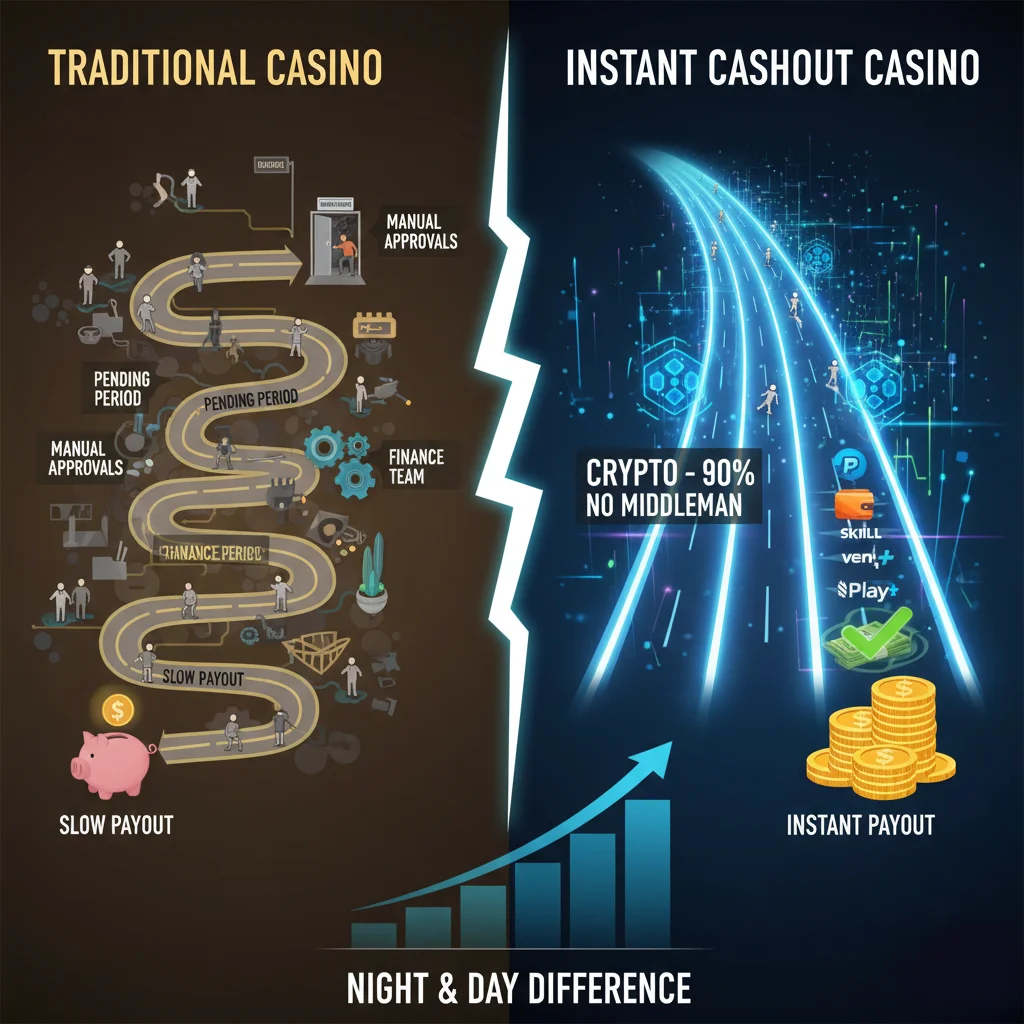 How Instant Withdrawal Casinos Speed Up the Payout Process