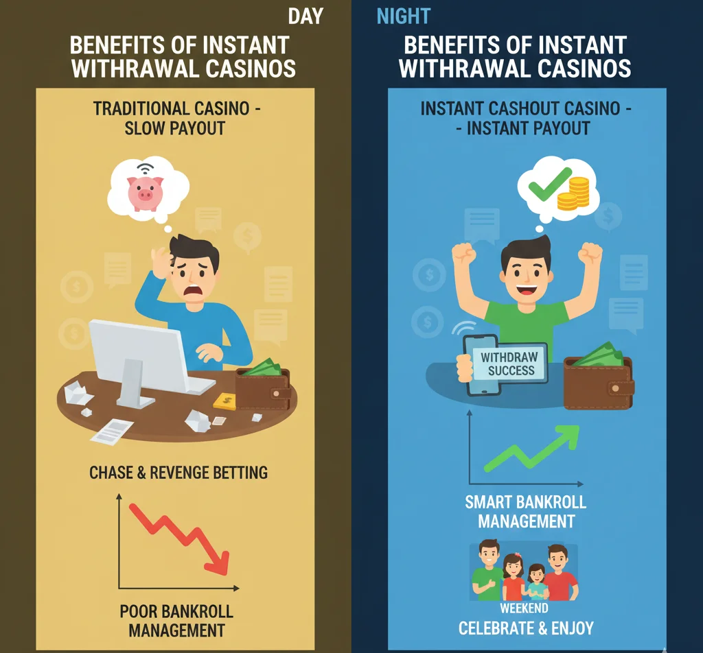 Benefits of Choosing Instant Withdrawal Casinos