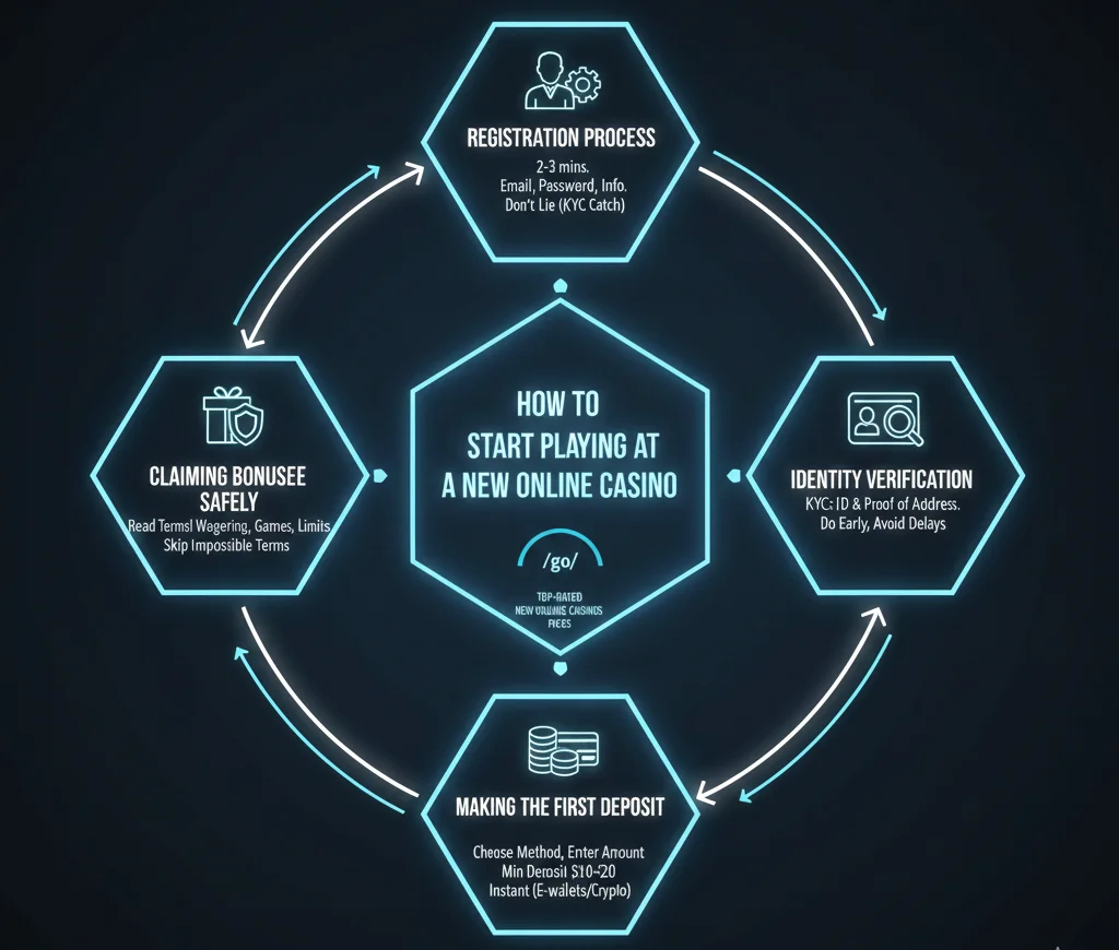 How to Start Playing at a New Online Casino