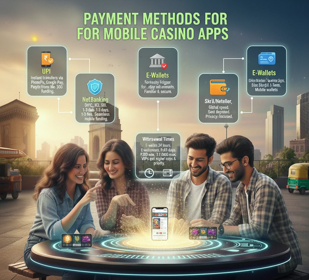 Payment Methods for Mobile Casino Apps