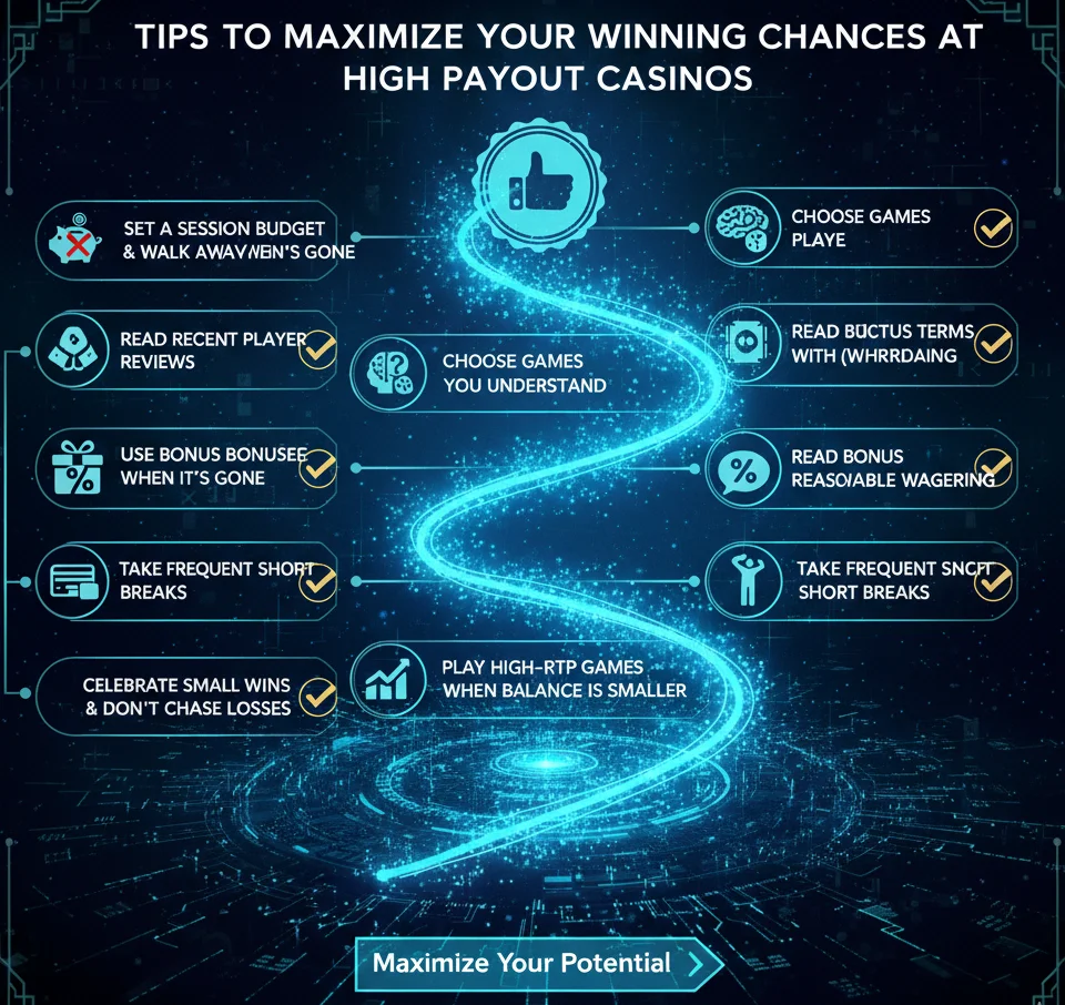 Tips to Maximize Your Winning Chances at High Payout Casinos