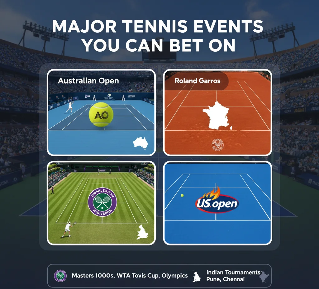 Major Tennis Events You Can Bet On