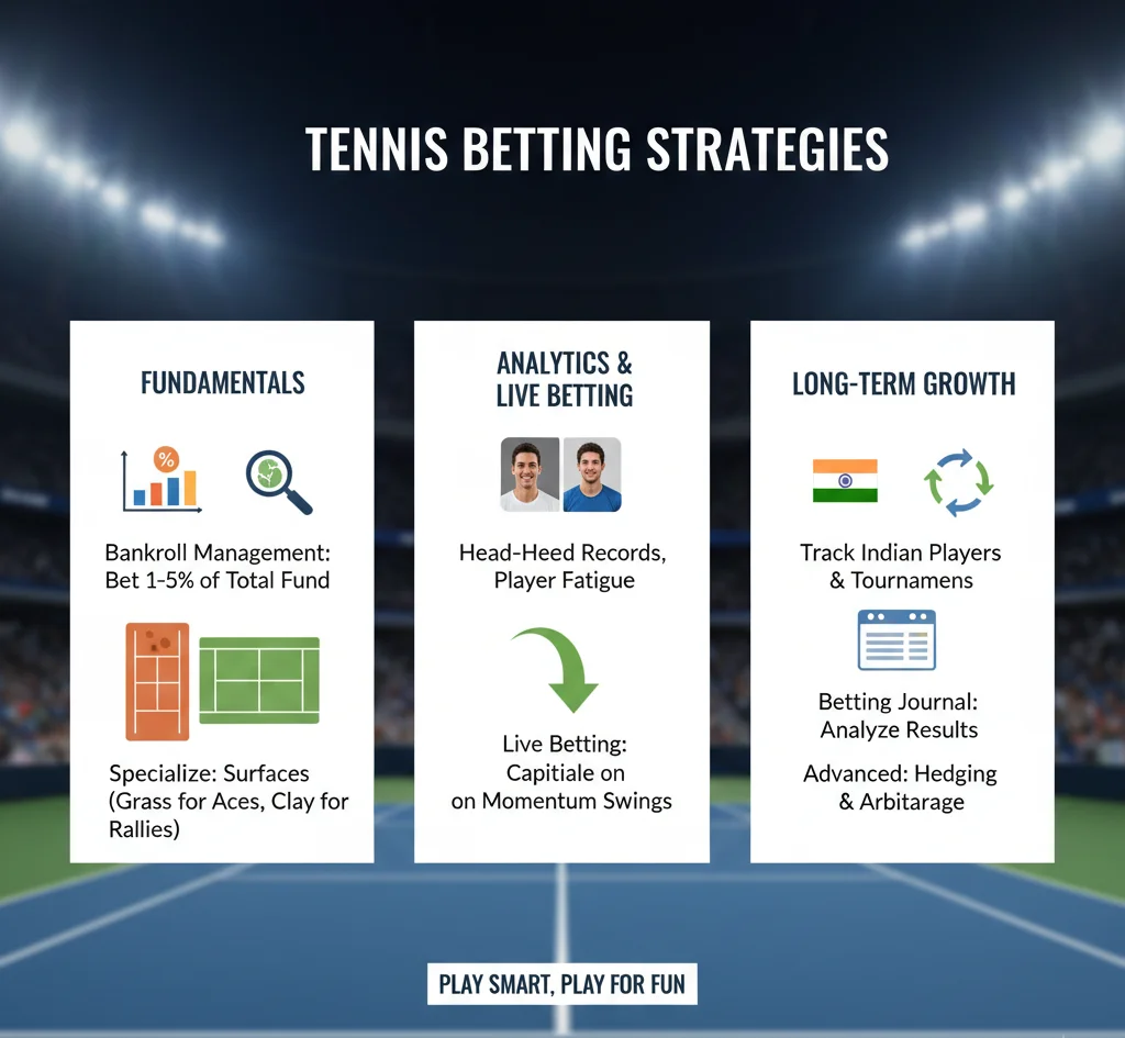 Tennis Betting Strategies for Indian Players
