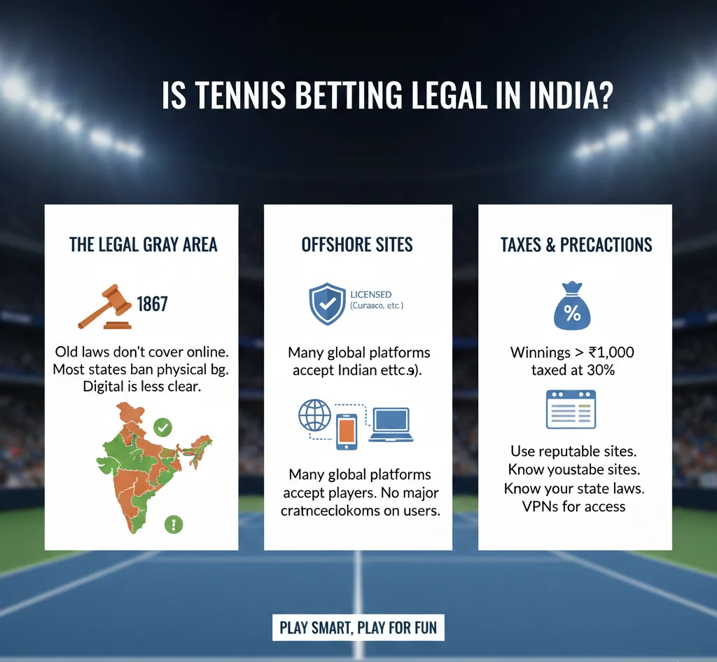 Is Tennis Betting Legal in India?