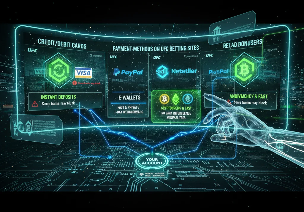 Payment Methods on UFC Betting Sites