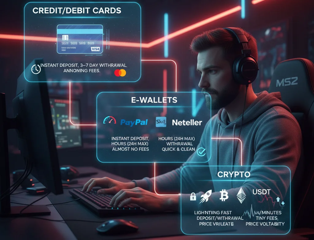 Payment Methods on CS 2 Betting Sites