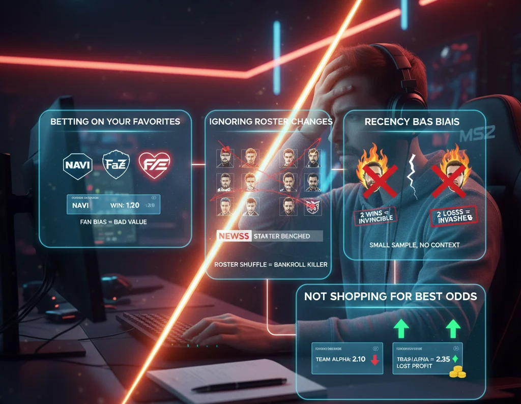 Common Mistakes in CS 2 Betting