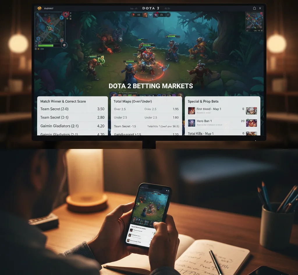 Popular Dota 2 Betting Markets