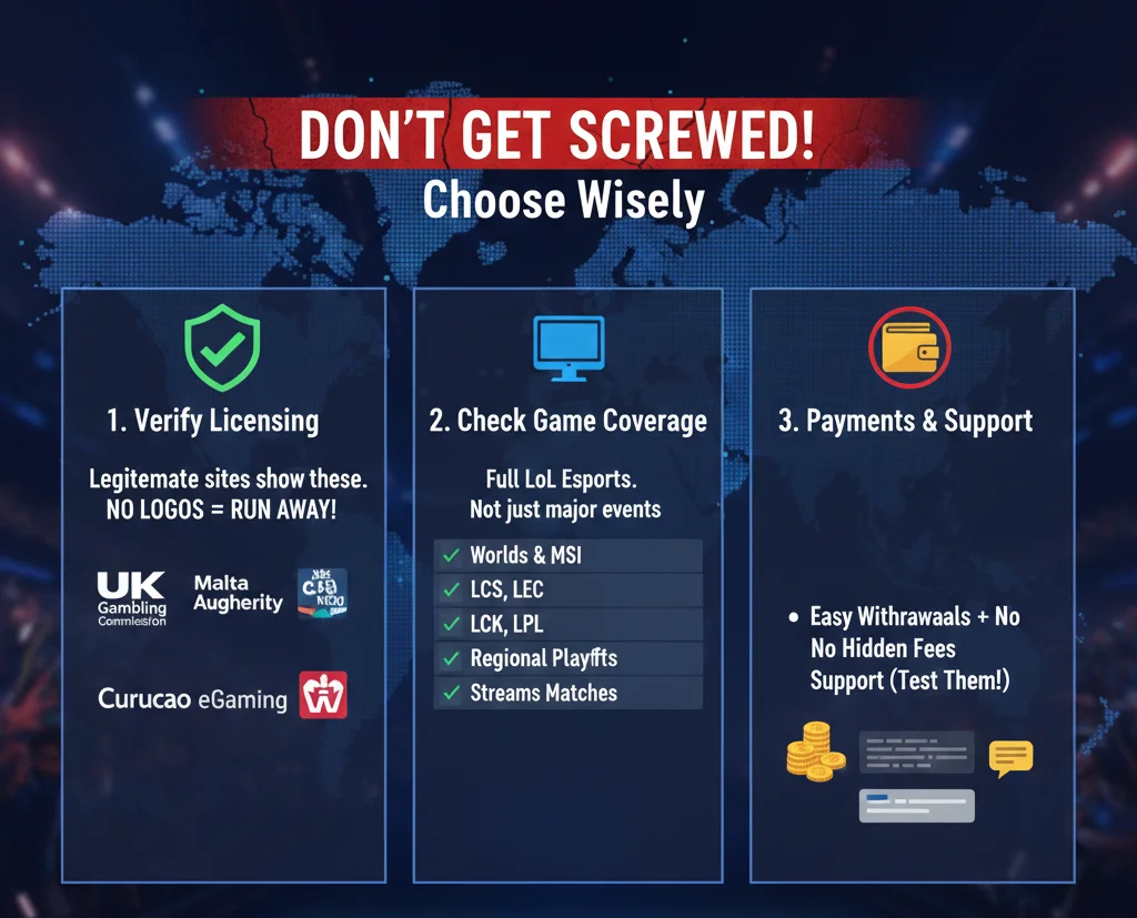 How to Choose League of Legends Betting Sites