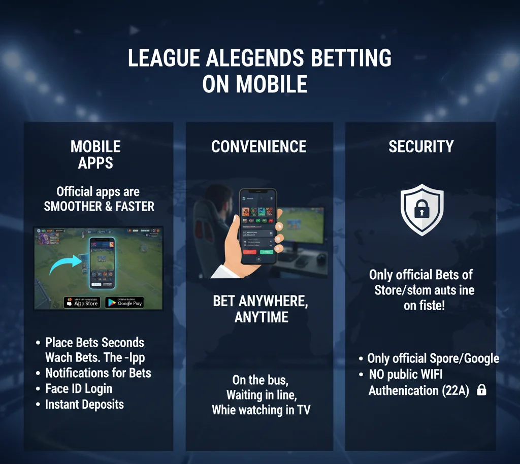 League of Legends Betting on Mobile Devices